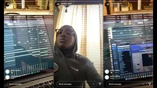 CLRBLND Shows How He Makes Loops For Juice WRLD
