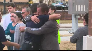 Family meets firefighter who saved children