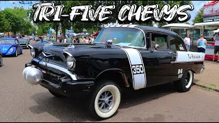 INCREDIBLE TRI-FIVE CHEVYS!!! - Over an HOUR of Tri-5 Chevys! CUSTOM CHEVY'S! Classic Car Show.