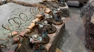 28mm scenery, the trench