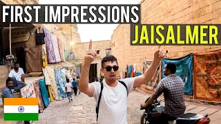 FIRST IMPRESSIONS of JAISALMER 🇮🇳