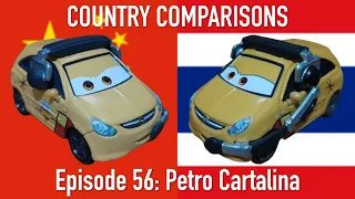 Petro Cartalina | Country Comparisons | Episode 56 (China vs Thailand) Mattel Disney/Pixar Cars 2