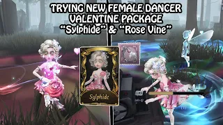 Female Dancer Valentine Package "Sylphide & Rose Vine" gameplay - Identity V