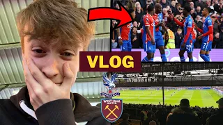 *SACKED IN THE MORNING CHANTS FROM FURIOUS AWAY END* Crystal Palace 5-2 West Ham Matchday Vlog ⚽️⚒️