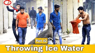 throwing ice water balloons at people prank | part 2 |prakash peswani prank |