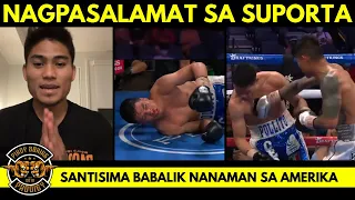 Magsayo masaya sa AWARD, "Para to sa mga Pinoy!" | Santisima balik Amerika lalabanan si Gonzales