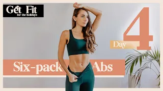 DAY 4: SIX-PACK ABS AT HOME WORKOUT (Get Fit for The Holidays Challenge)