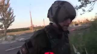 Донецк Передовая обстрел позиции ополчения