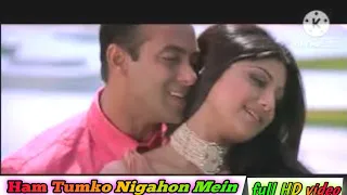 Ham Tumko Nigahon Mein|| Salman Khan,Shilpa Shetty | Udit Narayan, Shreya Ghoshal | 90's song