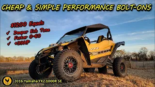 YAMAHA YXZ, Best Bang for Buck Performance Mods. 39 extra HP for only $1200.