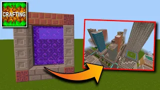 How to make a Portal to City Dimension in Crafting and Building