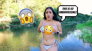 HER BIKINI FELL OFF AT THE RIVER! *SO EMBARRASSING*