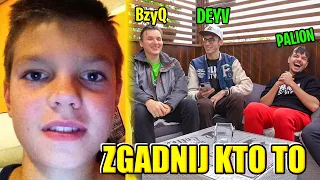 ODGADNIJ YOUTUBERA po ZDJĘCIU Z DZIECIŃSTWA! (z Palion, BzyQ, Kloc, Byku)