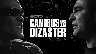 KOTD - Rap Battle - Canibus vs Dizaster - *Co-Hosted by DJ Skee* | #Vendetta