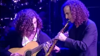 Kenny G with his son, Max G