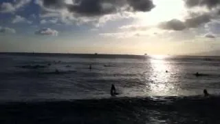 5 year old surfer girl, Kaipo'i Koa Waikiki