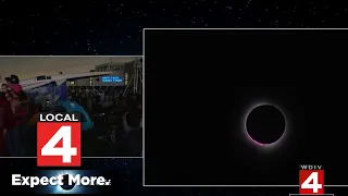 Watch the moment the sun vanished in total solar eclipse