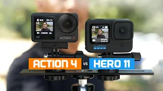 ULTIMATE SHOWDOWN!!! DJI Osmo Action 4 vs GoPro Hero 11