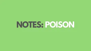 USMLE Step 2ck || Read With Me - Poison  || Notes