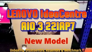 LENOVO IdeaCentre AIO 3 22IAP7  - Unboxing, Disassembly and Upgrade Options