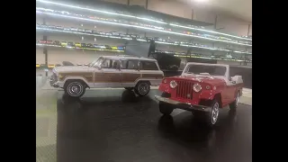 1:18 Diecast Review Unboxing BOS Models Jeep Jeepster Commando and AutoArt Grand Wagoneer