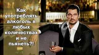 Как употреблять алкоголь в любых количествах и не пьянеть!?