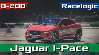 2019 Jaguar I-Pace 0-200 km/h Acceleration & engine sound! 1/4 0-100 launch control ev400 POV