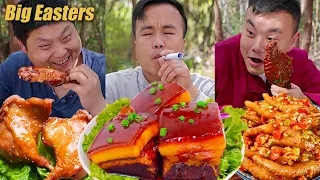 1 large chicken leg per person | TikTok Video|Eating Spicy Food and Funny Pranks|Funny Mukbang