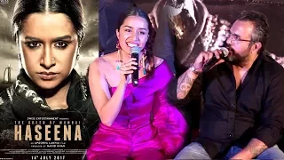 Haseena Parkar Movie Trailer Launch Full Video HD - Shraddha Kapoor,Siddhanth Kapoor,Apoorva Lakhia