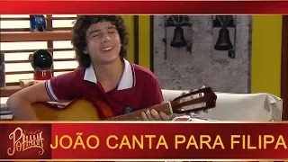 JOÃO CANTA PARA FILIPA em AS AVENTURAS DE POLIANA