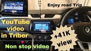 YouTube video in Renault Triber|How to play video in Renault Triber car|music player & video player