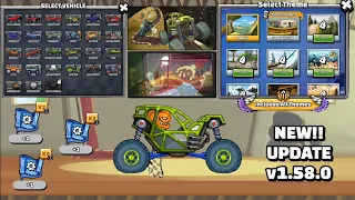 FINALLY!! HCR2 NEW UPDATE 1.58.0 😍 ROCK BOUNCER & MORE - Hill Climb Racing 2