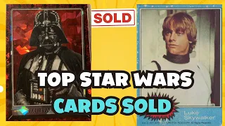 Top Star Wars Cards Sold - 20 Highest Priced Star Wars Cards Sold on Ebay - May-August 2023