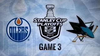 NHL 17 PS4. 2017 STANLEY CUP PLAYOFFS 100th FIRST ROUND GAME 3 WEST: EDM VS SJ. 04.16.2017. (NBCSN)