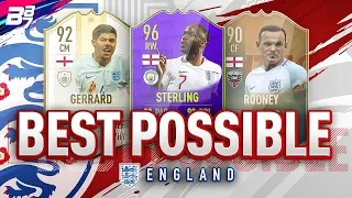 BEST POSSIBLE ENGLAND TEAM! w/ PRIME MOMENTS GERRARD AND POTY STERLING! | FIFA 19 ULTIMATE TEAM