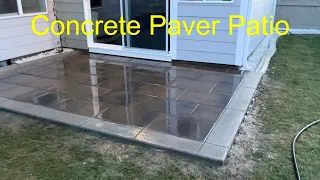 DIY Pavers Patio🍀 Backyard Patio☀️Start to Finish Time Laps