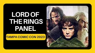 Lord of the Rings Panel Tampa Bay Comic Con 2023 #lordoftherings #thehobbit #comiccon