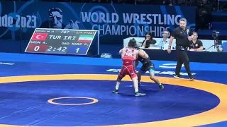 کشتی پویا داد مرز  و صعود به نیمه نهایی مسابقات جهانی صربستان 2023 🥳🤼‍♂️ #کشتی #wrestling #ایران