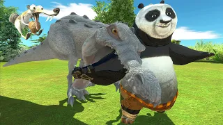 Kung Fu Panda vs. Ice Age! - Animal Revolt Battle Simulator