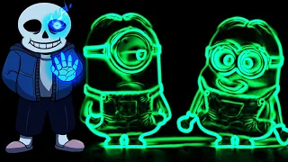 Minions Stuart And Dave Vocoded To Miss The Rage, megalovania