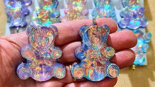 #1343 WOW! Incredible Iridescent Resin Gummy Bears