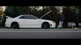 Shooting Two R34 GTR's - Behind the Scenes | 4K