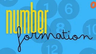 How to write numbers correctly! Number formation for kids!