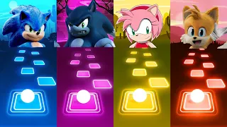 Sonic the Hedgehog VS Sonic the Werehog VS Amy Rose VS Tails | Tileshop  | Meme Coffin Dance Cover