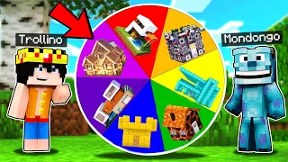 ¡LA RULETA DE CASAS en MINECRAFT con LOS COMPAS! 🎯🏡 ¿QUIEN SE LLEVARA LA MEJOR CASA?