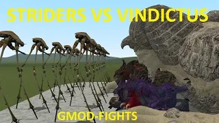 STRIDERS VS VINDICTUS BOSSES - GMOD-FIGHTS