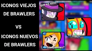 ICONOS VIEJOS de Brawl Stars VS ICONOS NUEVOS