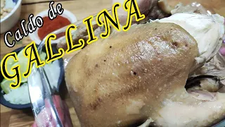 Como hacer CALDO DE GALLINA desde cero receta fácil, deliciosa y todos los secretos | El Mister Coci