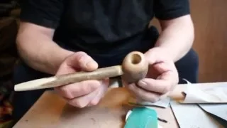 how to make a wooden pipe for smoking  tobacco and weed