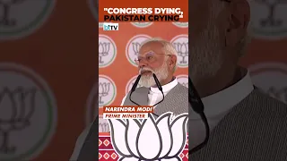 PM Slams Cong Over "Partnership With Pakistan", Says "Congress Is Dying, There Pakistan Is Crying"